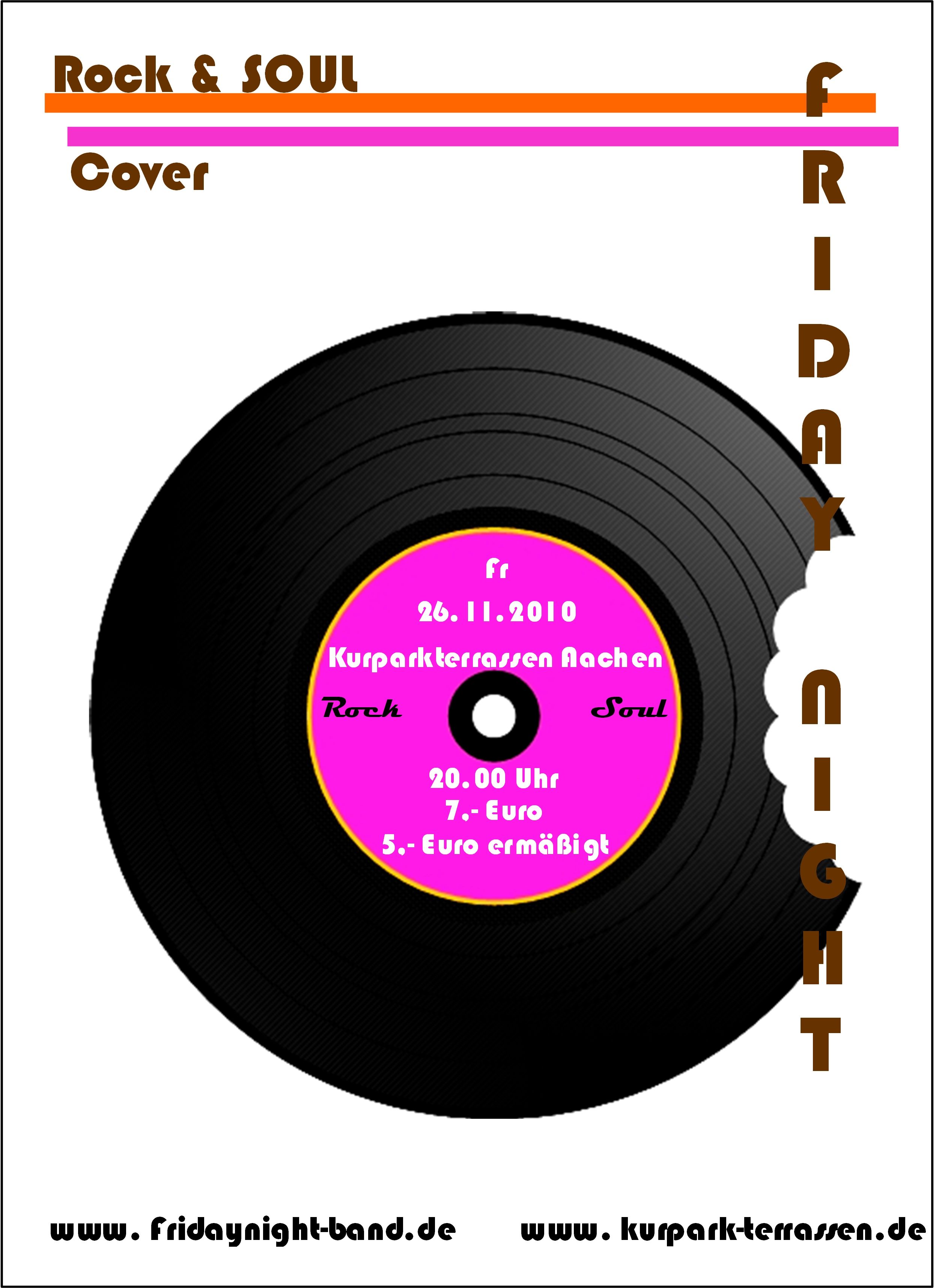 Flyer - Konzert 26.11.2010 in den Kurparkterassen